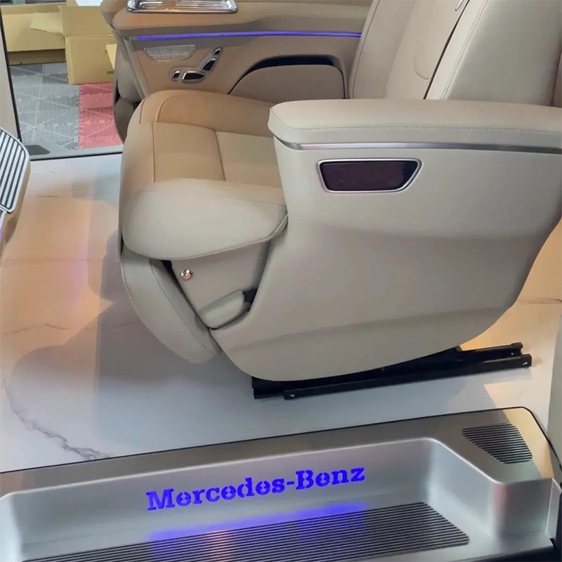 Modificación/actualización del piso de aluminio de grado aeronáutico Mercedes-Benz V260, V260L, V300 Vito