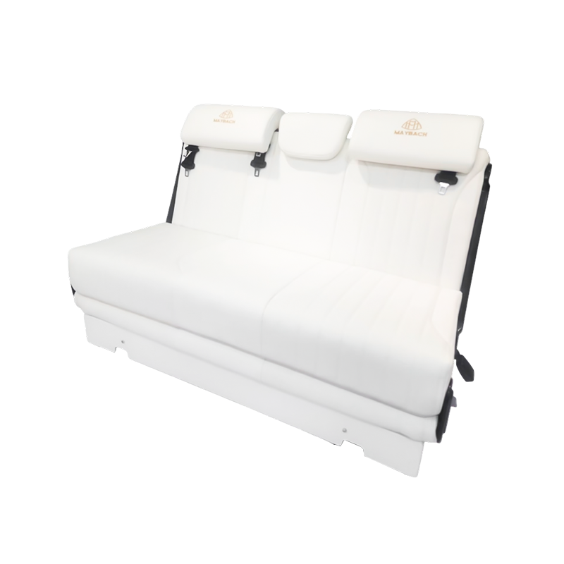 Asientos eléctricos triples tipo aviación para Mercedes-Benz Vito V260/V300 (también aptos para Sprinter y Toyota Hiace)